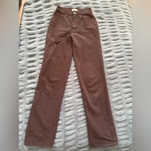 PacSun Dad Jean, High Rise Brown size 22
